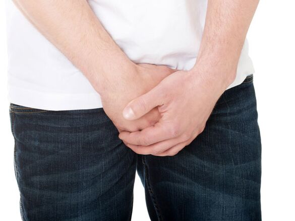A prostatite em um homem é uma inflamação da glândula próstata