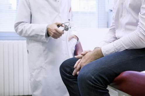 consulta com um especialista em prostatite